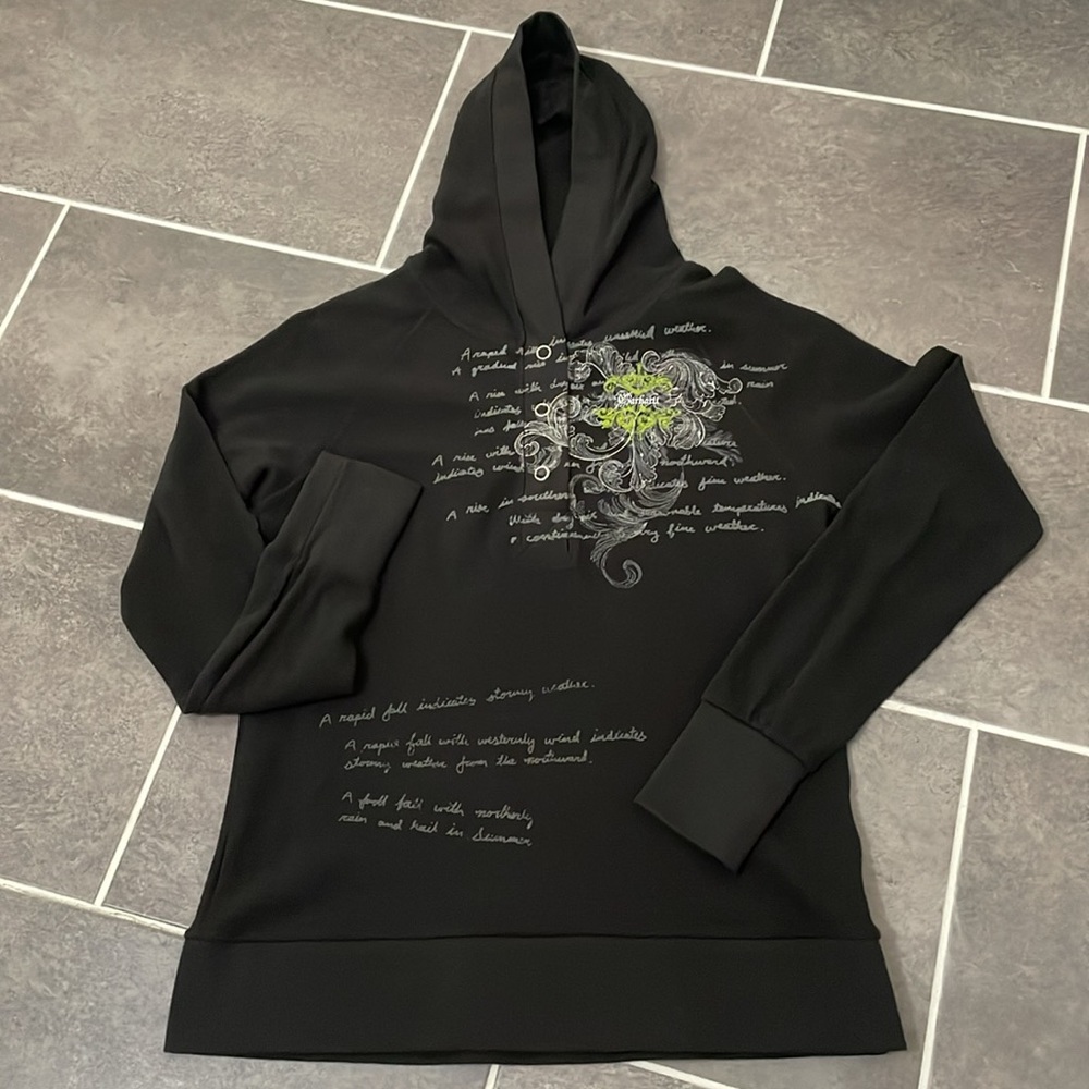Carhartt 1/4 Button Thermal Hoodie size Medium